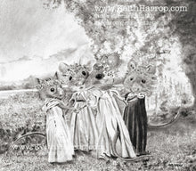 Load image into Gallery viewer, Anicurio #33 © (Field Mice Dancing) - Pencil drawing