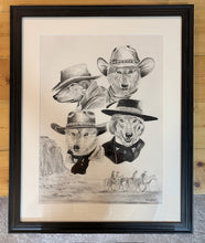 Load image into Gallery viewer, 'Wolf Pack' Pencil Artwork