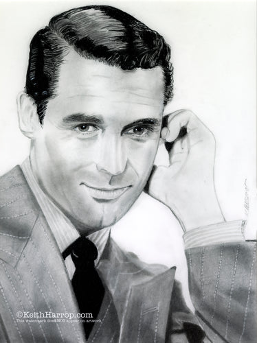 Cary Grant - Pencil Illustration