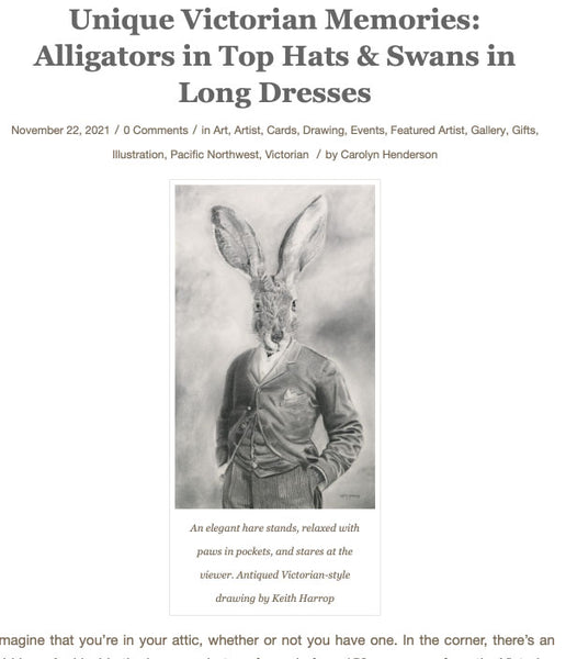 'Unique Victorian Memories: Alligators in Top Hats & Swans in Long Dresses'