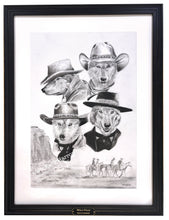 Load image into Gallery viewer, 'Wolf Pack' Pencil Artwork