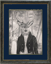 Load image into Gallery viewer, Anicurio #40 © (Stag In The Woods - Regency era) - Pencil drawing