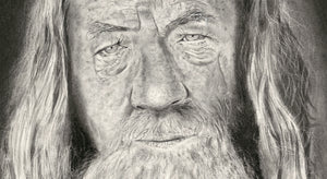 Gandalf  - Pencil Illustration