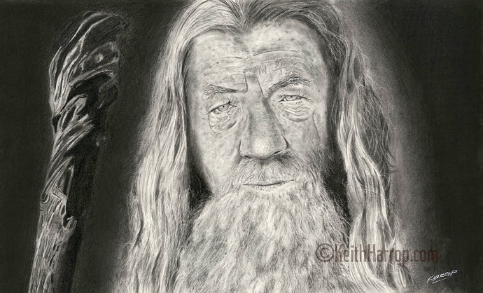 Gandalf  - Pencil Illustration