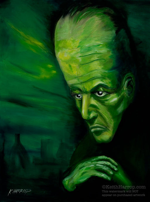 The Lord Giveth, But The Small Print Taketh Away© - Oil Painting