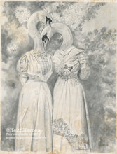 Load image into Gallery viewer, Anicurio #8 (Two Swans)©  - Pencil Illustration