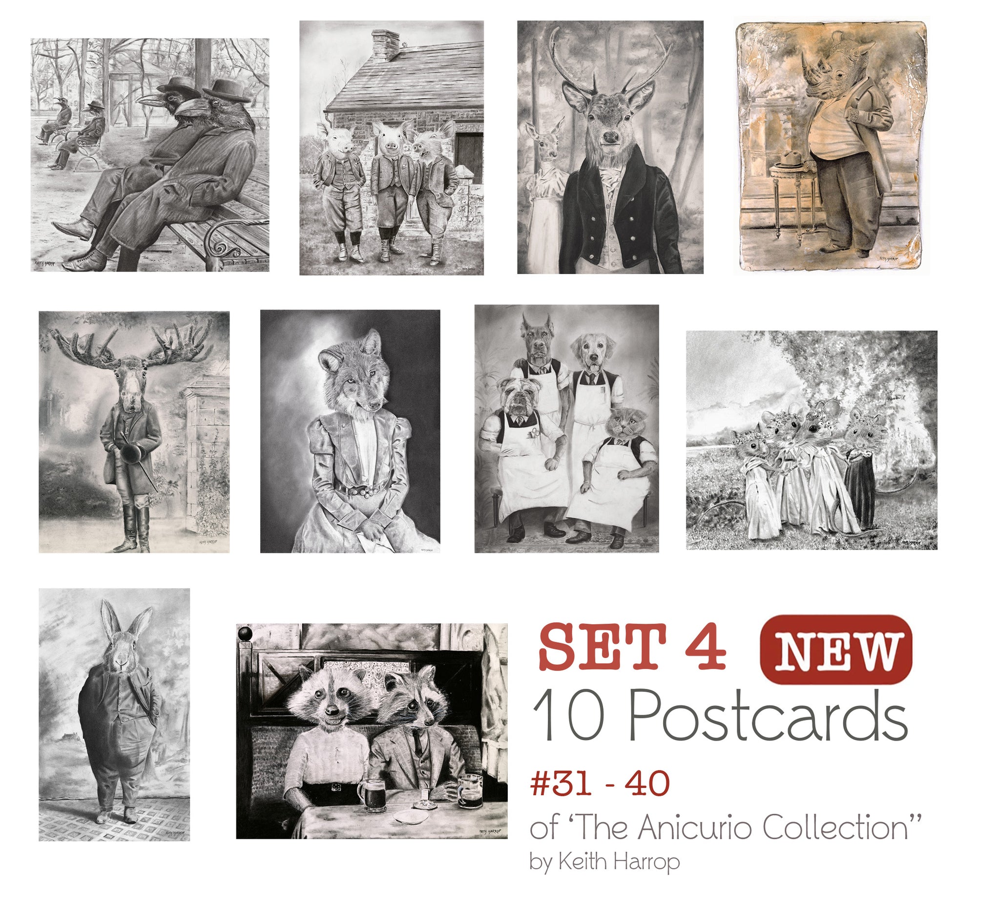 Assorted ART Postcards
