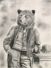 Load image into Gallery viewer, Anicurio #23 (Bear)© - Pencil Illustration