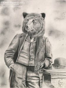 Anicurio #23 (Bear)© - Pencil Illustration