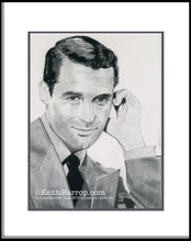 Load image into Gallery viewer, Cary Grant - Pencil Illustration