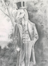 Load image into Gallery viewer, Anicurio #14 (Horse Standing)© - Pencil Illustration