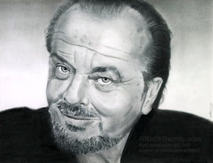 Jack Nicholson - Pencil Illustration