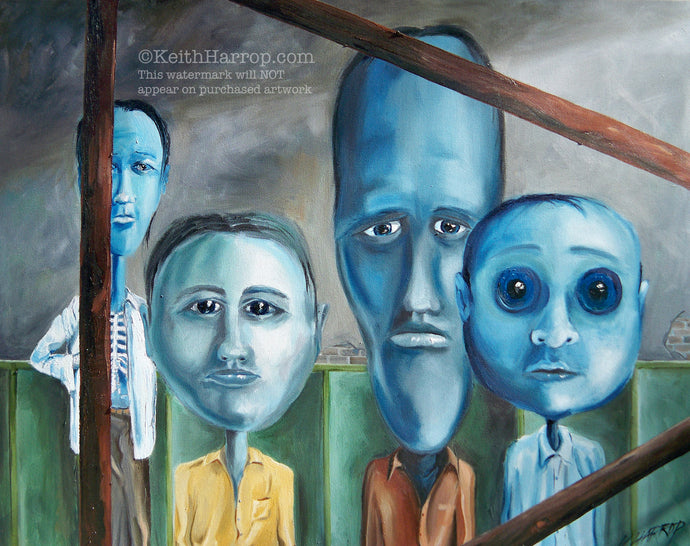 All The Lonely People© - Oil Painting