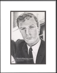 A Young Michael Caine - Pencil illustration
