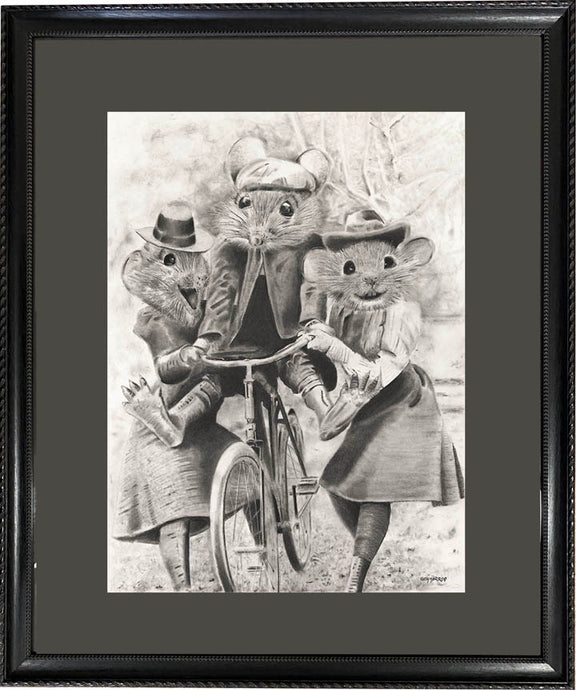 Limited Edition: 'Mice on a Bike'© Anicurio #25