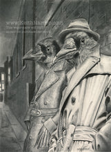 Load image into Gallery viewer, Anicurio #42 (A Murder of Crows)© - Pencil Illustration