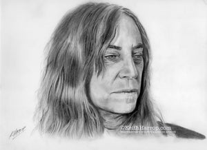 Patti Smith - Pencil Illustration