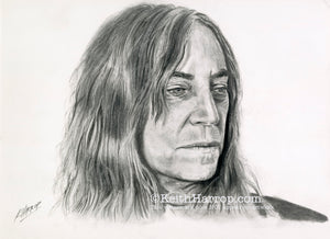 Patti Smith - Pencil Illustration