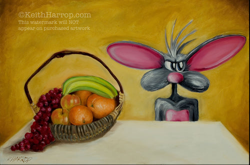 Still Life With Rat© - Oil Painting