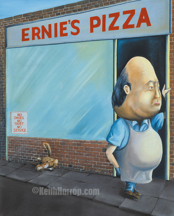 When World Collide Pt. 1 © - Oil painting